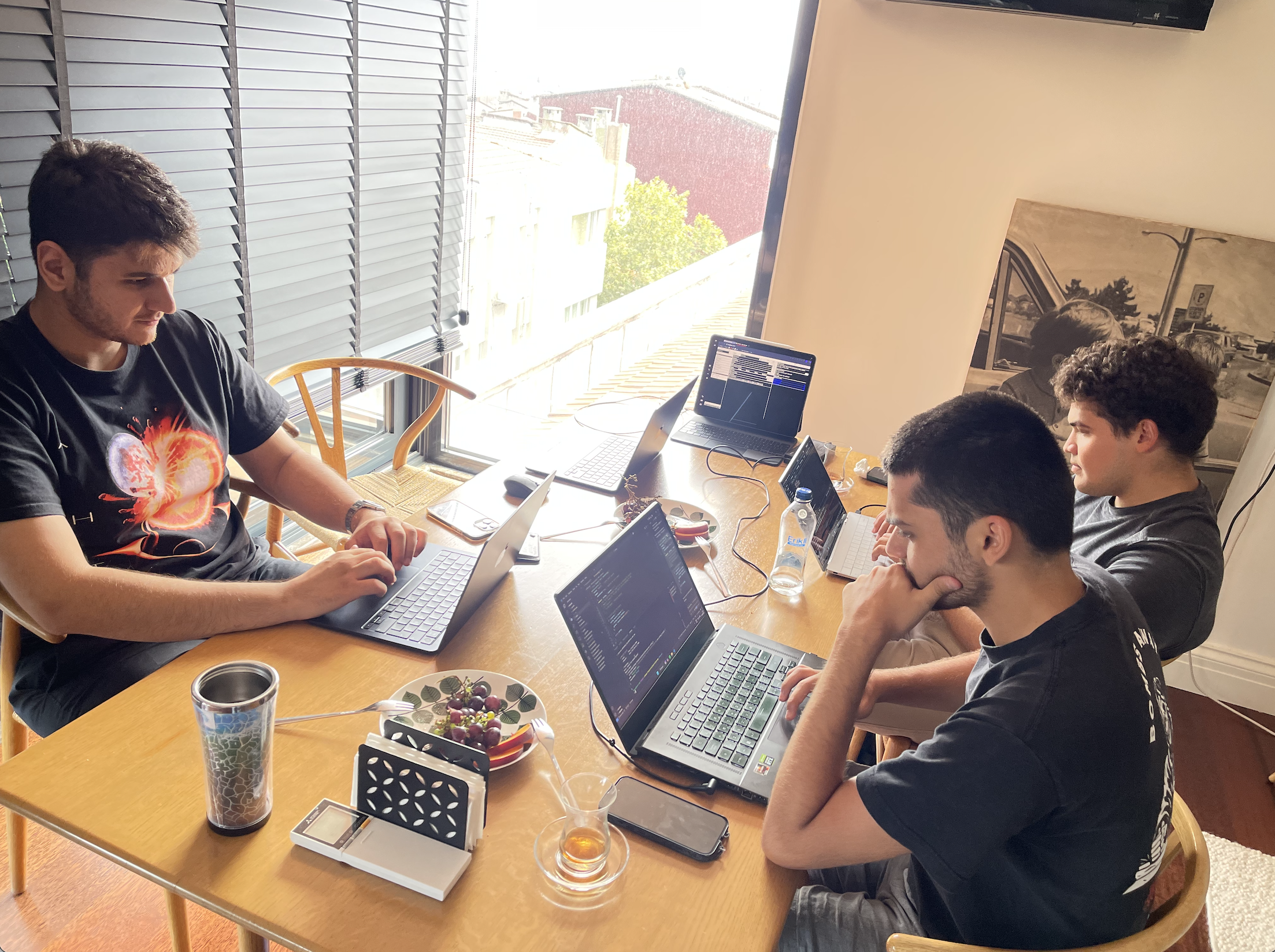 Figure 1: Team at work